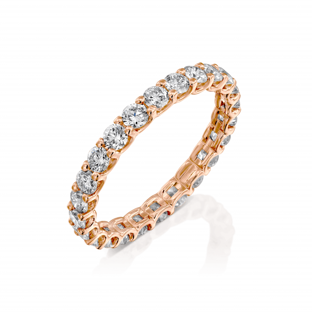 טבעת יהלומים לאישה - איטרניטי מבית JB