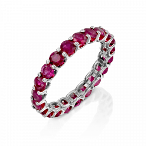 Gemstone Rings: Ruby Eternity Ring - 0.13 RI1042.1.23.26