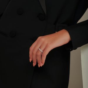 טבעות לאישה: טבעת איטרניטי יהלומים - 0.15 RI1046.1.24.01