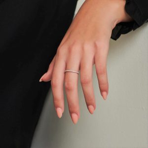 טבעות לאישה: טבעת איטרניטי יהלומים - 0.01 RI1060.1.10.01