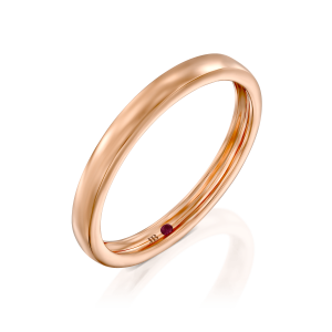 טבעות נישואין: טבעת זהב דקה קלאסית RI2007.5.01.26