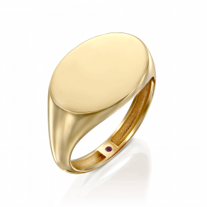 מתנות לגבר: טבעת חותם זהב RI2400.0.01.26