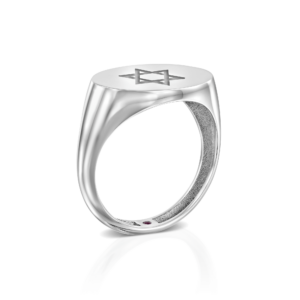 New Arrivals: טבעת חותם מגן דוד חרוט RI2401.1.00.00