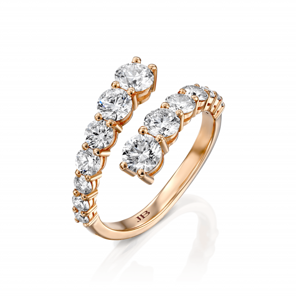 טבעת יהלומים - טוויסט