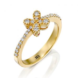 טבעות זהב: טבעת פרפר יהלומים RI6008.0.07.01