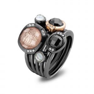 תכשיטי יהלומים לאישה: טבעת לייף איז א ביץ' 1049 TM1049RZ(2P)