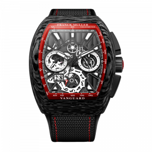 Franck Muller Watches: Vanguard Grande Date 45 Mm V45CCGDSQTCARBONENR(NR)CARB