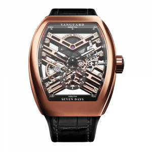 Skeleton Watches: Vanguard Seven Days 45 Mm V45S6SQT(NR)5N