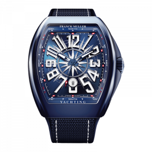 Franck Muller Watches: Vanguard Yachting Ceramic 45 Mm V45SCDTYACHTCRBL(BL)W